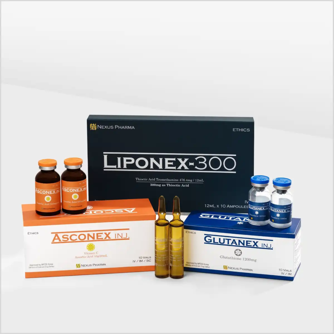 Liponex-300, Asconex & Glutanex – Advanced IV Antioxidant Therapy System