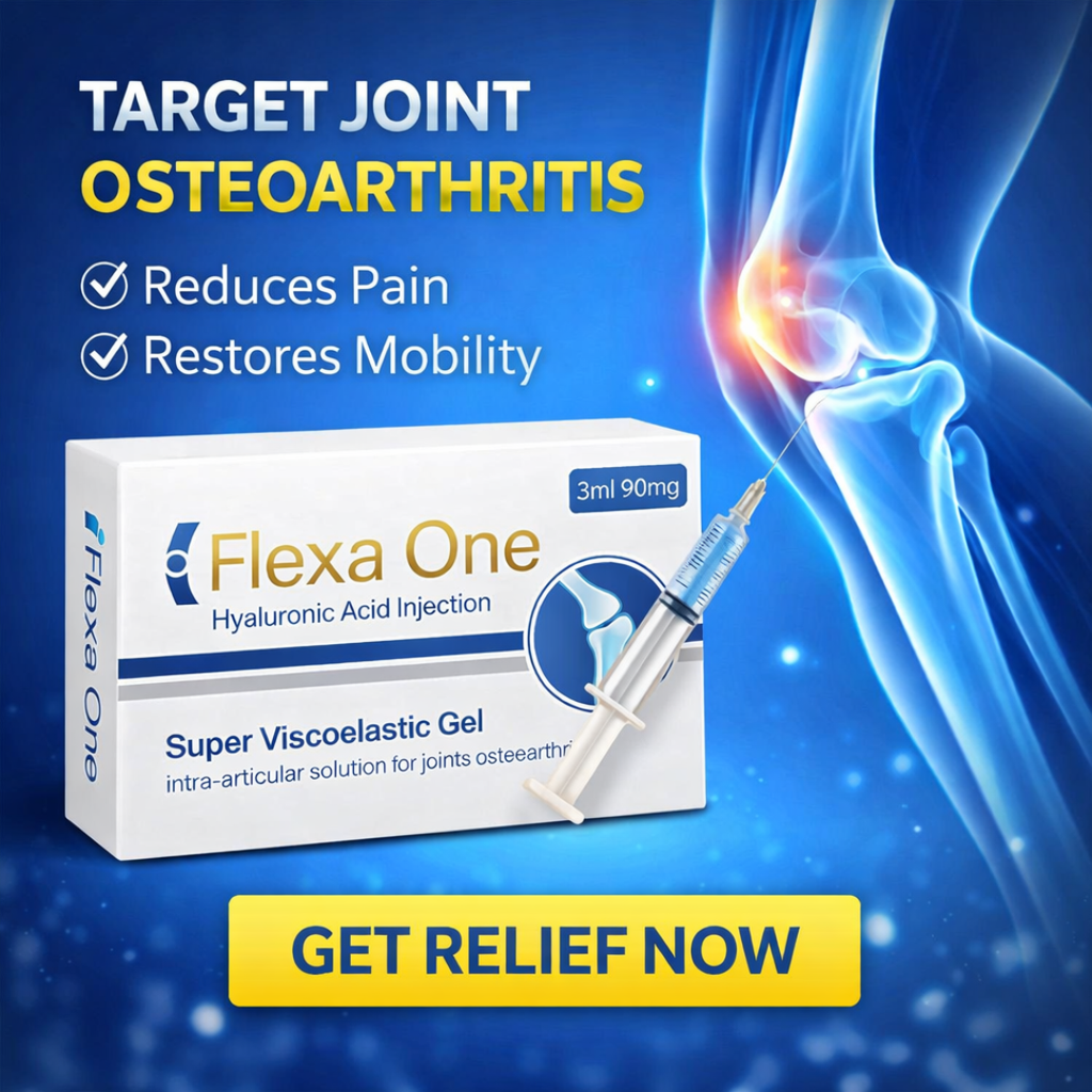 Flexa One 3ml (90mg) – Advanced Hyaluronic Acid Joint Injection
