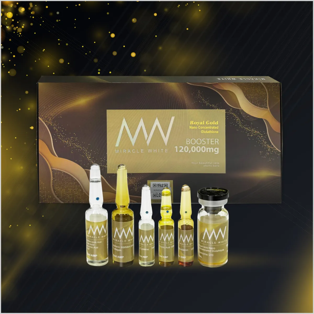 Miracle White Booster 120,000mg – Royal Gold Nano Concentrated Formula