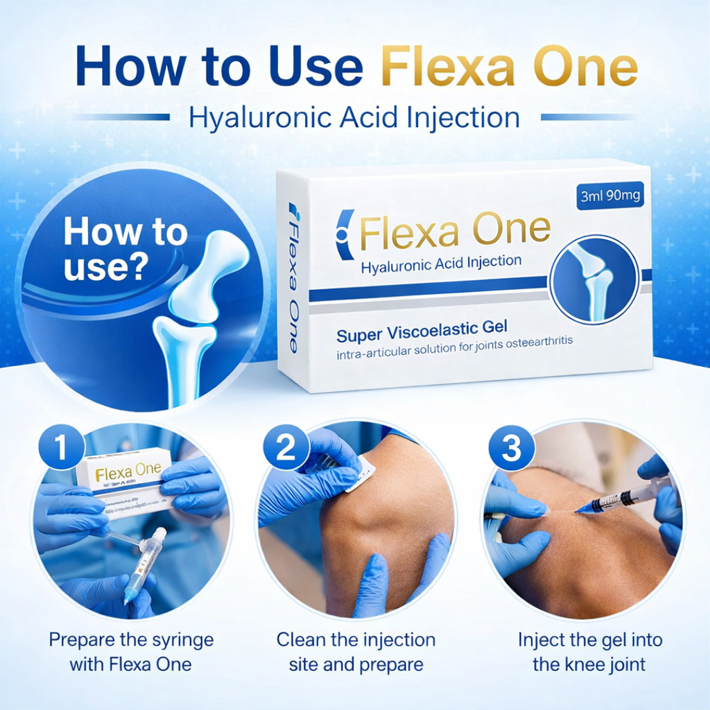 Flexa One 3ml (90mg) – Advanced Hyaluronic Acid Joint Injection