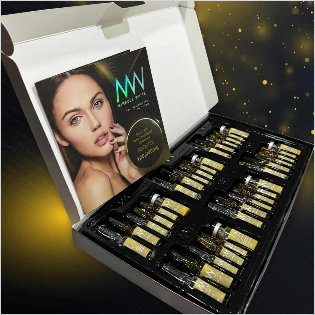 Miracle White Booster 120,000mg – Royal Gold Nano Concentrated Formula