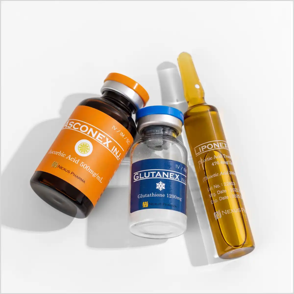Liponex-300, Asconex & Glutanex – Advanced IV Antioxidant Therapy System