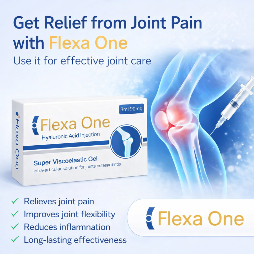 Flexa One 3ml (90mg) – Advanced Hyaluronic Acid Joint Injection